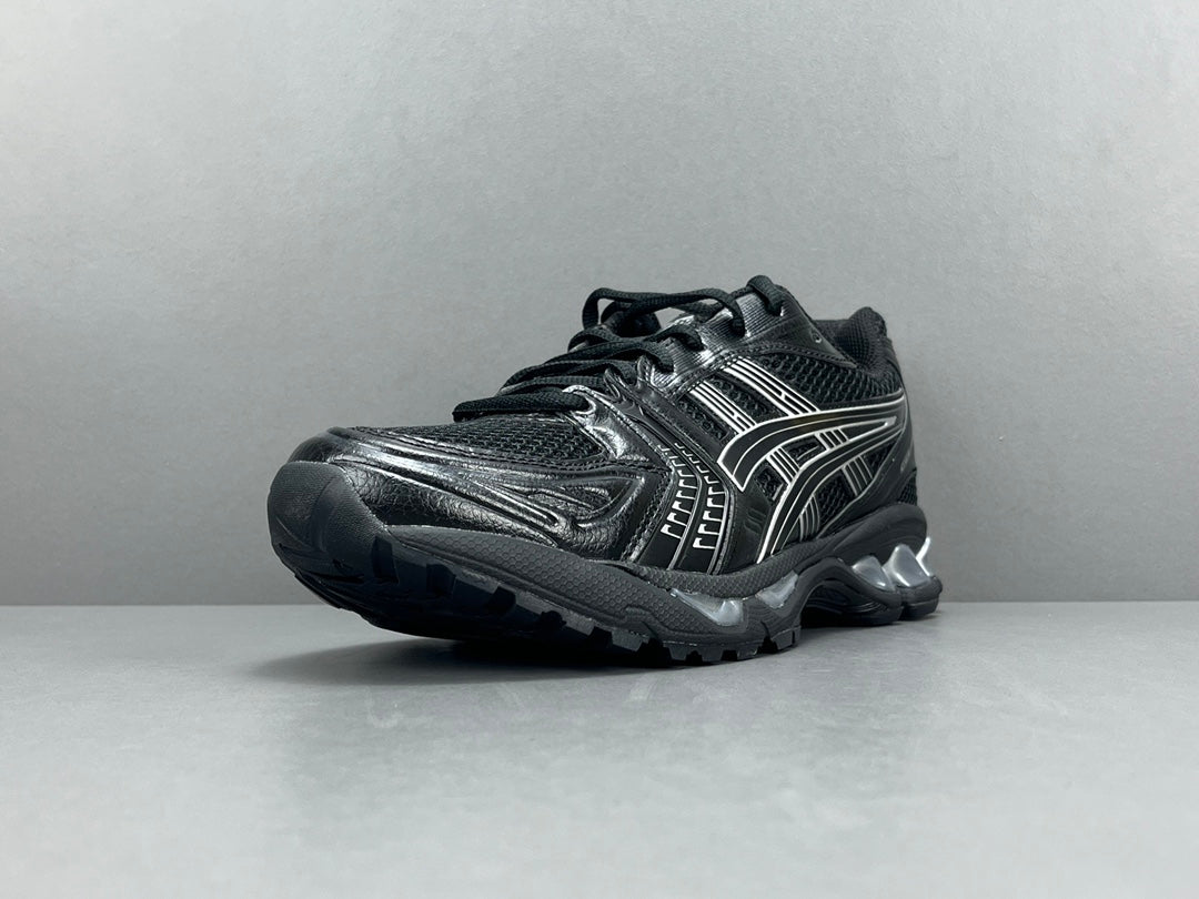 靴 GEL KAYANO 14 Black Pure Silver 27.0 ASICS Gel-Kayano 14 - Black / Pure Silver – Kith