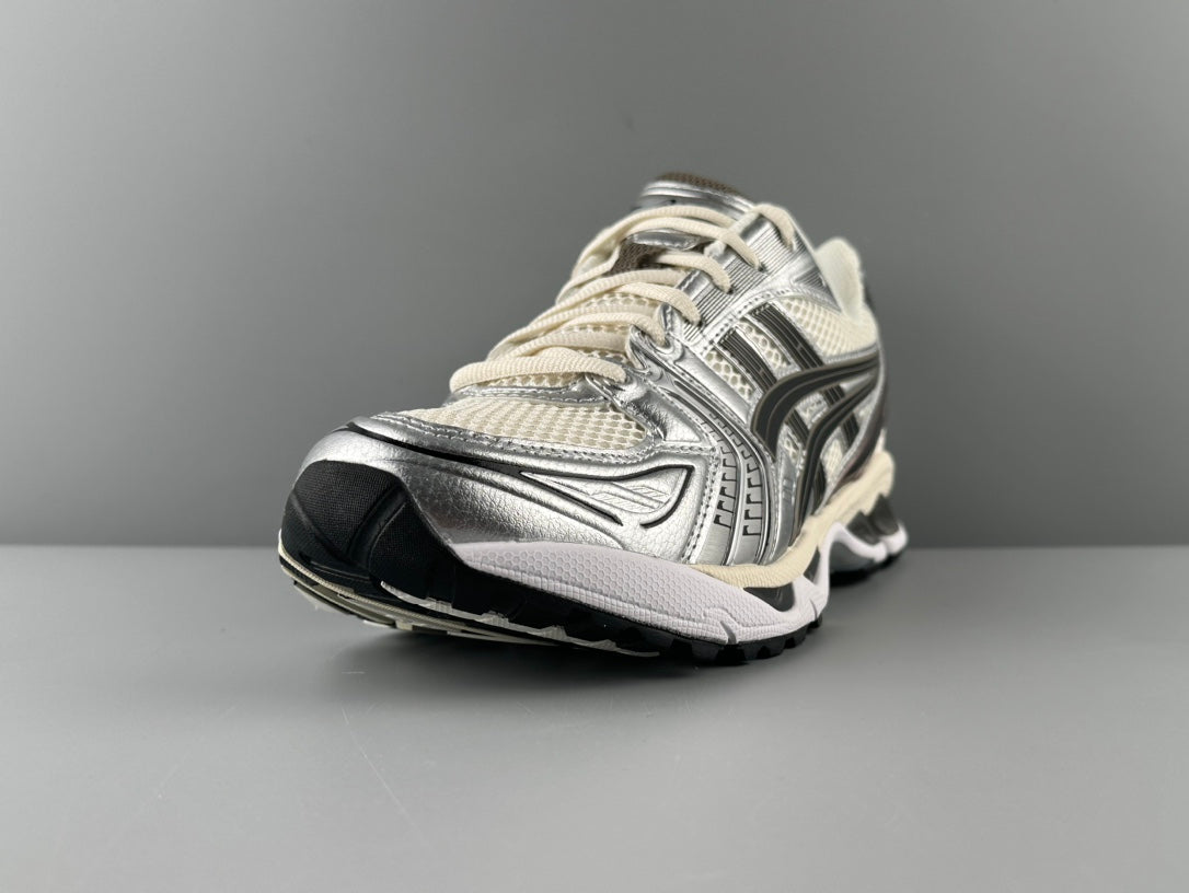 GEL-KAYANO 14 TRAINERS Cream Black Metallic Plum – Drippy Kicks